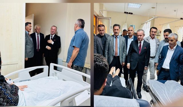 Başkan Kaya'dan hastane ziyareti