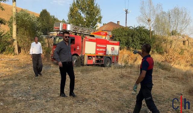 Hakkari'de İtfaiye ekipleri yangından yangına koştu