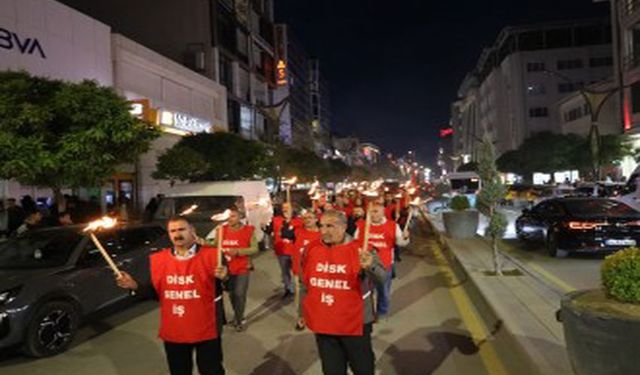 Kayyım Mağduru İşçiler 58. Gün Direnişinde Meşaleli Yürüyüş Düzenledi