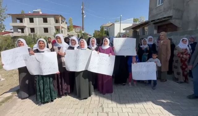 Mahalle Halkı “Doğalgaz İstiyoruz” Diyerek Yürüdü