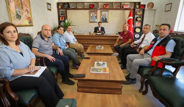 GAP heyetinde kaymakam Cebeci’ye ziyaret