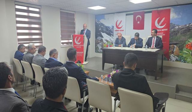 YRP'nin Hakkari İl Divan Toplantısı Gerçekleştirildi