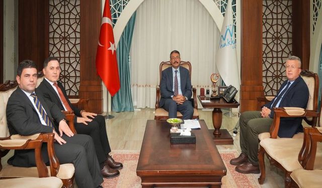 MEB Heyetinden Hakkari Valisi Ali Çelik’e Ziyaret
