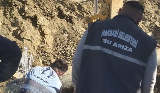 Yüksekova'da 4 Günlük Su Kesintisi Giderildi