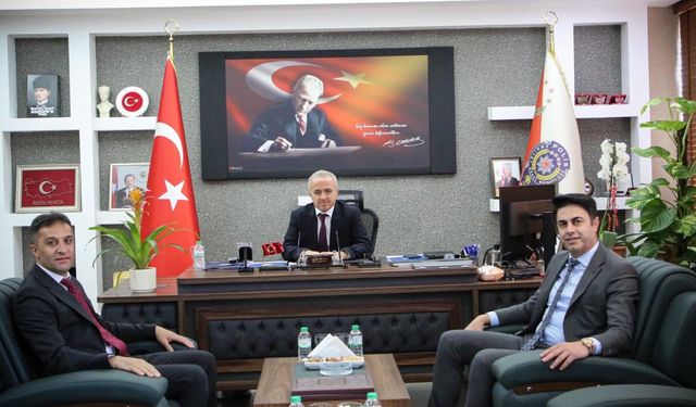 Zap Spor’dan Müdür Ayata’ya hayırlı olsun ziyareti