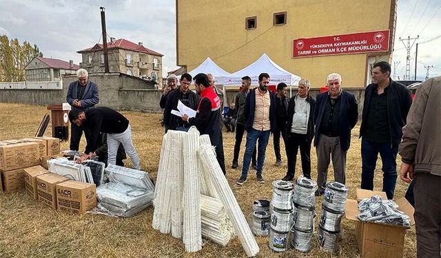 Hakkari'de Arılar Artık Daha Güvende: 20 Arıcıya Elektrikli Çit Desteği
