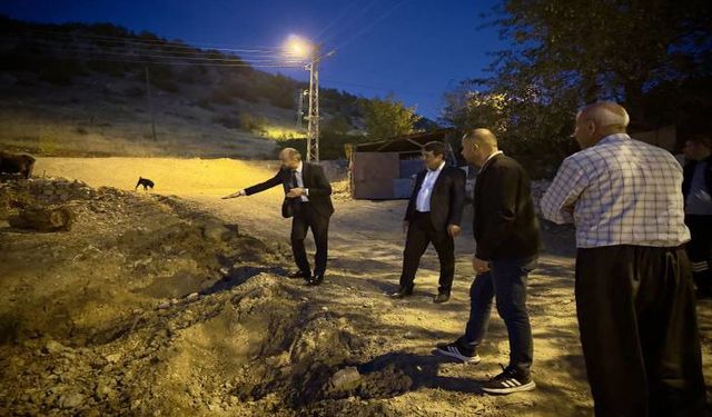 Çukurca Belediye Başkanı Demir, Sahadaki Çalışmaları Yerinde İnceledi