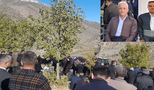 Hakkari’deki kazada hayatını kaybeden Sıtkı ve Macit Dayan Toprağa Verildi