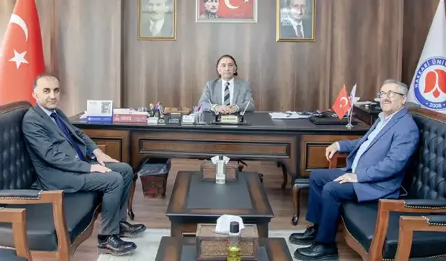 Genel Sekreter Can'dan Rektör Gençcelep'e ziyaret