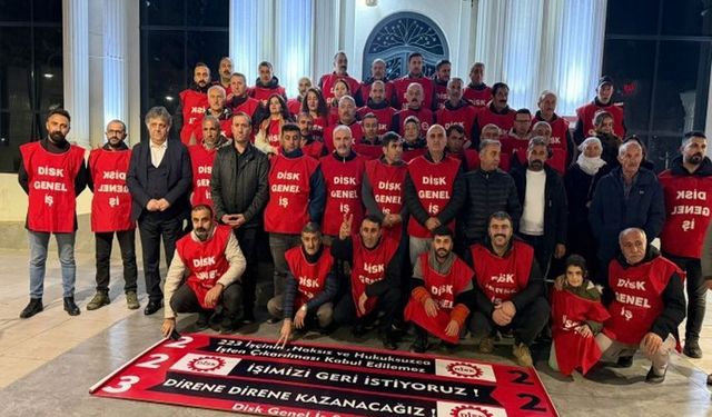 223 işçinin işe iade mücadelesi 111 gündür sürüyor