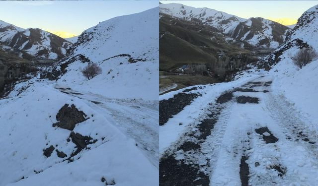 Hakkari’nin Otluca Köyü Sarıkaya Mahallesinde Yol Çilesi Bitmiyor