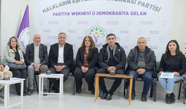 Emek Bileşenleri: DEM Parti’yi Ziyaret Etti