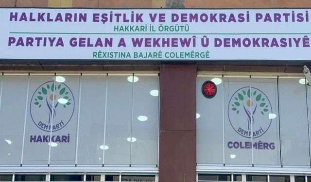 DEM Parti’den Barış Sürecine Katkı Sunanlara Teşekkür