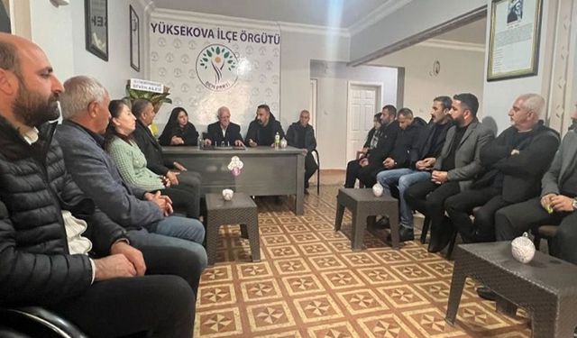 Hakkari Baro Başkanı’ndan DEM Parti Yönetimine Hayırlı Olsun Ziyareti