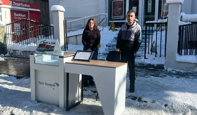 Çukurca’da Türk Telekom Hizmeti Kaldırıma Taşındı