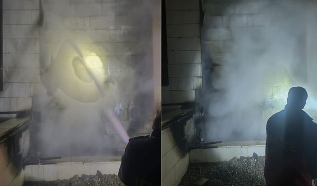 Hakkari Üniversitesi Yerleşkesinde Çöp Yangını Korku Yarattı