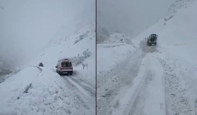 Hakkari'de Çığları Aşan Ekipler 7 Aylık Asya Nisa’ya Umut Oldu