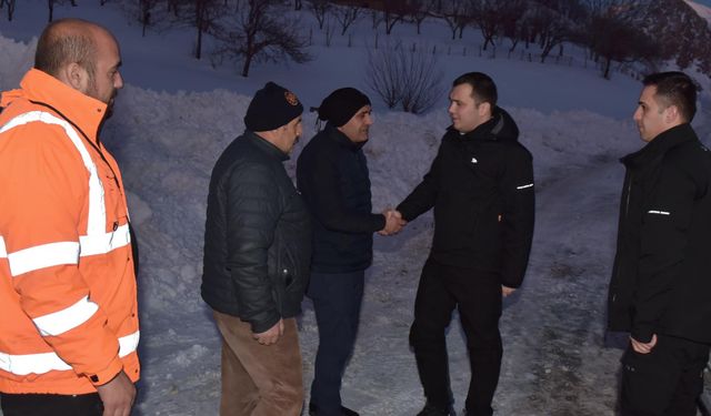 Vali Yardımcısı Zor, Bayköyü’de Karla Mücadele Çalışmalarını Denetledi