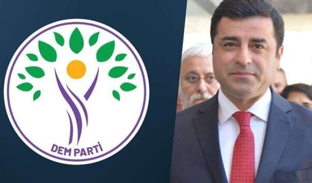 DEM Parti’den Demirtaş açıklaması