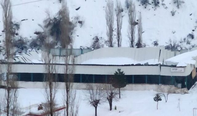 Çukurca Köprülü’de Kar Felaketi: Seralar ve Okul Halı Sahası Çöktü