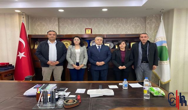 DEM Parti Hakkâri İl Örgütü’nden Başkan Taş’a Ziyaret