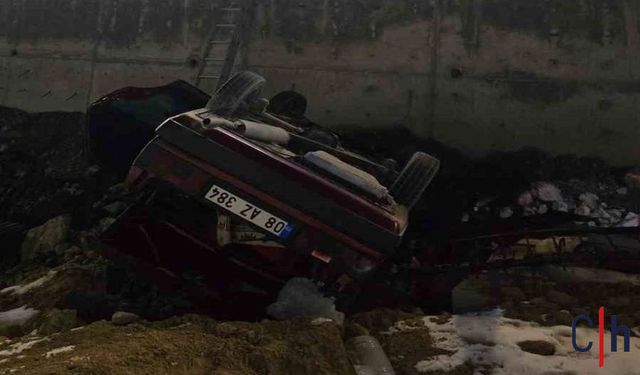 Korkutan Kaza: Araç Takla Attı, Sürücü Yaralı