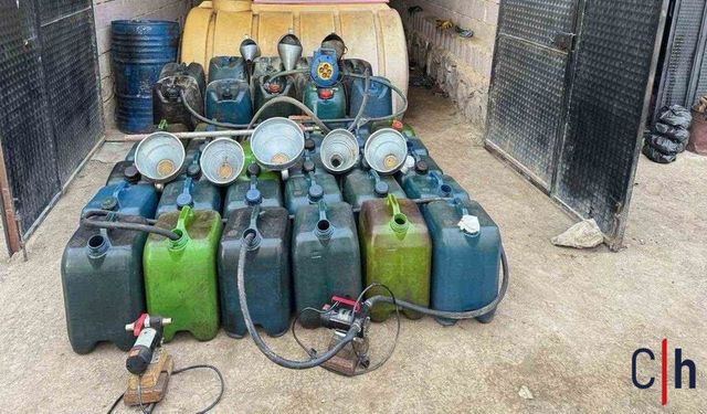 Kaçak motorin operasyonu: 2 bin 30 litre yakıt ele geçirildi