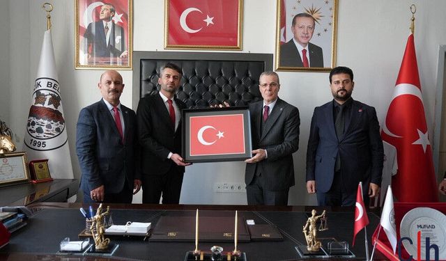Yeniden Refah Partisi’nden Derecik’te Mesut Tekin’e Destek Ziyareti