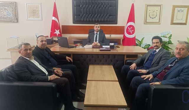 Başkan Çayan Çiçek’ten Müftü Nihat Şahin’e Hayırlı Olsun Ziyareti