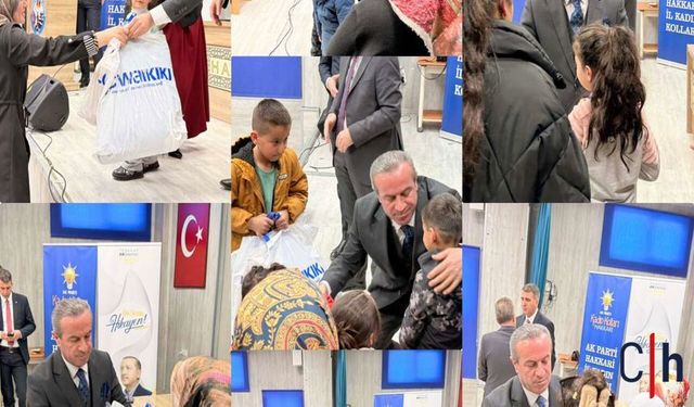AK Parti Hakkari İl Başkanı Kaya’dan Yetim Çocuklara Bayram Hediyesi