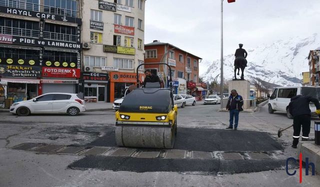 Hakkari'de Belediye ve Özel İdareden Ortak Yol Hamlesi