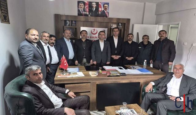Muhtarlardan BBP İl Başkanına “Hayırlı Olsun” Ziyareti