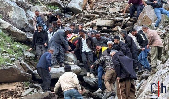 Pancar toplarken kayalıklardan düştü