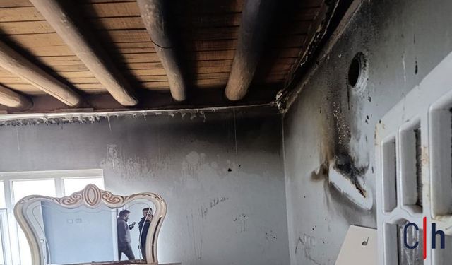 Sobadan Çıkan Yangın Evi Kullanılamaz Hale Getirdi