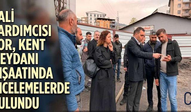 Hakkari’de Altyapı Hasarına Yerinde İnceleme: Cüneyt Zor Sahaya İndi