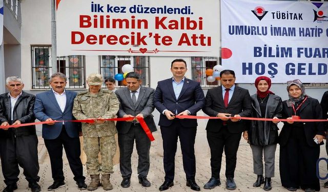 Derecik’te Bilim Heyecanı: İlk TÜBİTAK 4006 Fuarı Geleceğe Umut Oldu