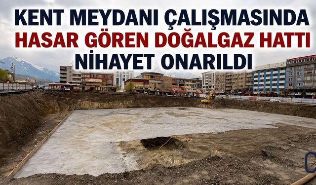 Hakkâri’de Hasar Gören Doğalgaz Hattı Yeniden Hizmete Açıldı
