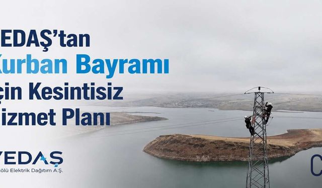 VEDAŞ Bayramda Kesintisiz Enerji İçin 7/24 Görev Başında