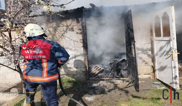 Korkutan Odunluk Yangını: İtfaiye Facianın Önüne Geçti