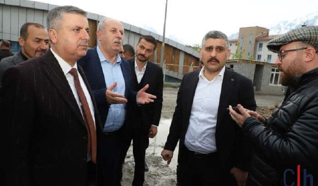 Hakkâri’de Riskli Bölgede Yoğun Mesai: Yetkililer Çalışmaları Yerinde Takip Etti