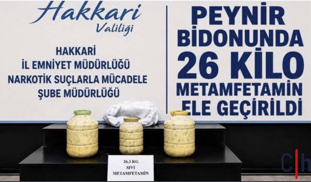 Yüksekova’da Narkotik Operasyonu: 26 Kilo Sıvı Metamfetamin Ele Geçirildi