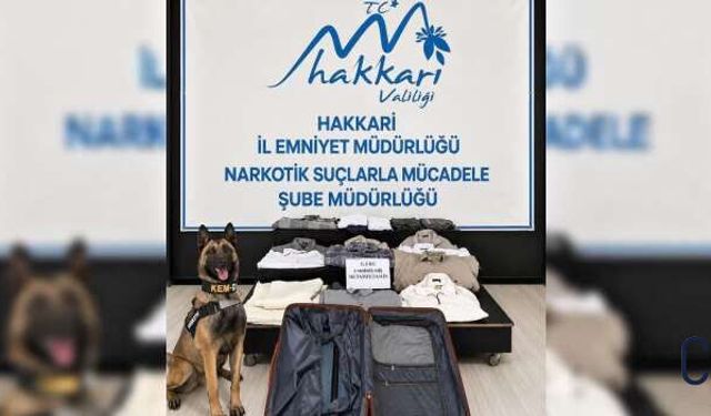 Yüksekova’da 12,5 kilo metamfetamin ele geçirildi