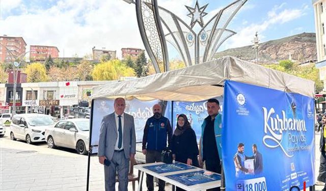 Hakkari’de “Kurbanını Paylaş, Kardeşinle Yakınlaş” Standı Açıldı