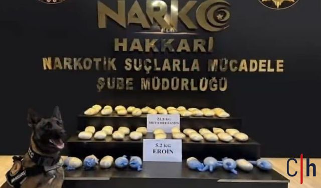 Hakkari'de 27 Kilogram Uyuşturucu Ele Geçirildi