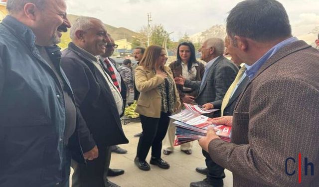 CHP Hakkari Teşkilatı Sahaya İndi: Esnaf ve Vatandaşın Sorunları Dinlendi