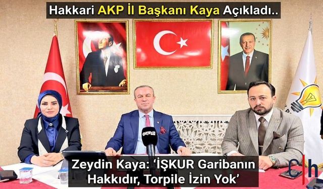 Zeydin Kaya: ‘İŞKUR Garibanın Hakkıdır, Torpile İzin Yok’