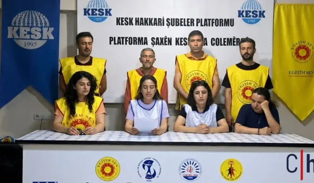 Hakkari Eğitim-Sen’den Ankara’daki Öğretmenlere Destek Açıklaması