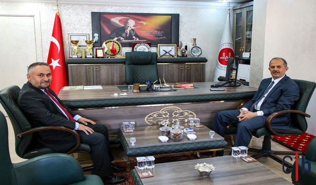 Vali İbrahim Taşyapan’dan İl Müftüsü Hüseyin Okuş’a Ziyaret