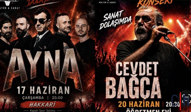Verda Kültür Sanat’tan Hakkâri’de İki Büyük Konser