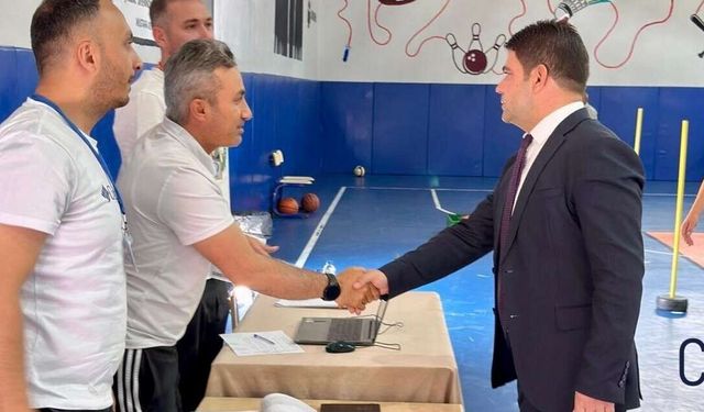 İl Millî Eğitim Müdürü Nurettin Yılmaz Spor Lisesi Yetenek Sınavlarını İnceledi